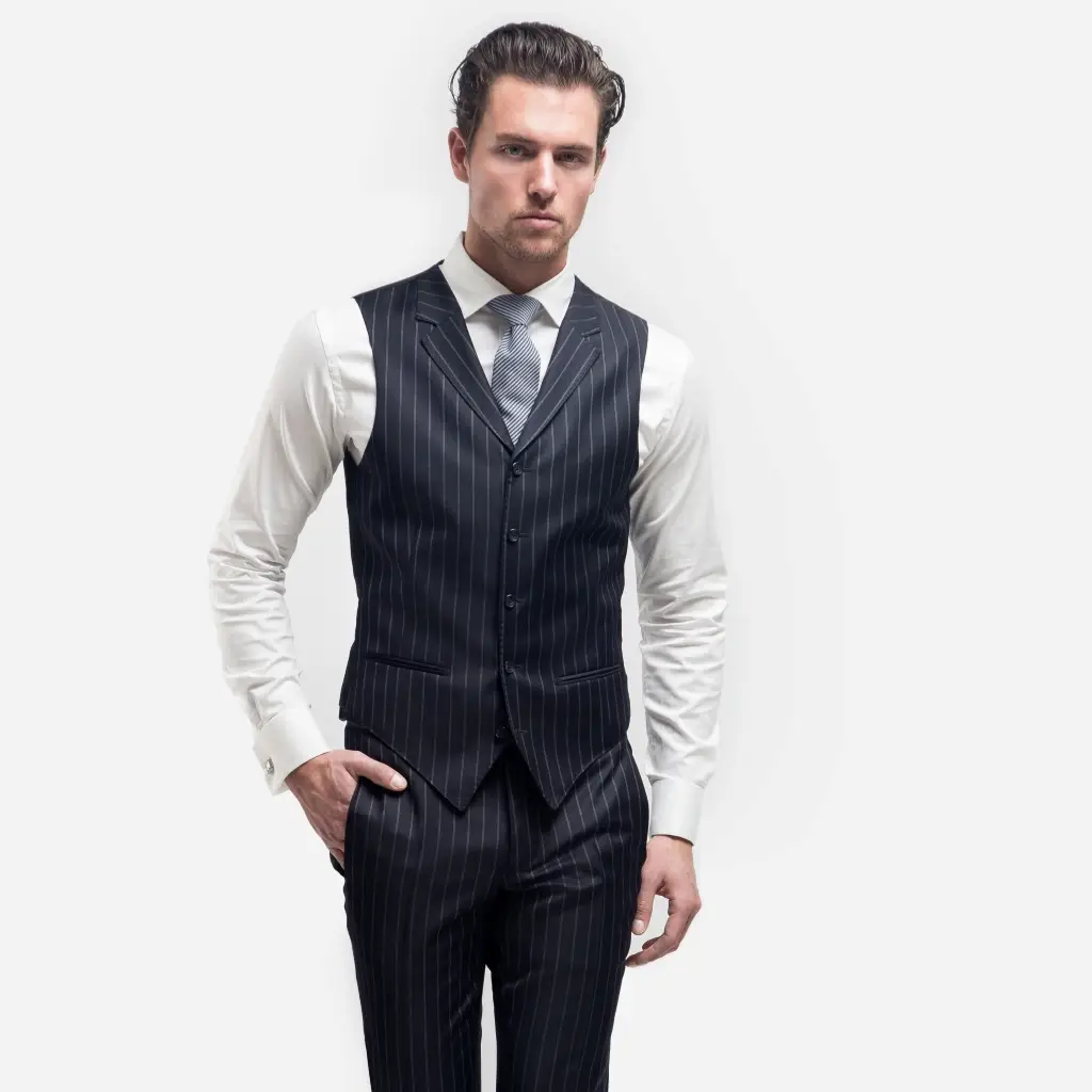 Maatkostuum met vest