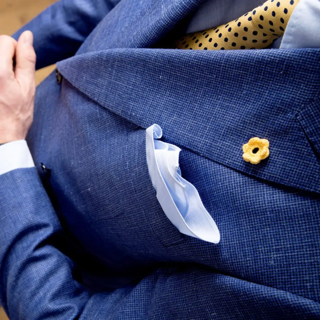 Konings blauwe blazer