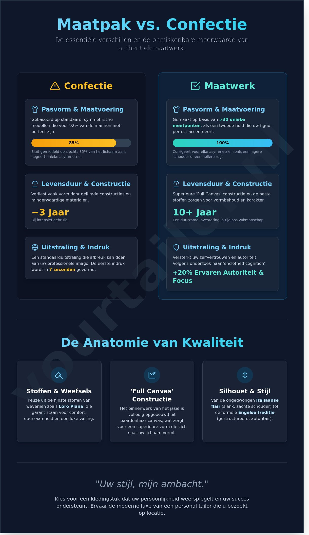 Maatpak Heren: De Ultieme Gids voor Ambachtelijk Maatwerk en Stijl in 2026 - Infographic