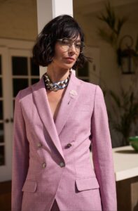 Mauve Dames maat-colbert SS 2026