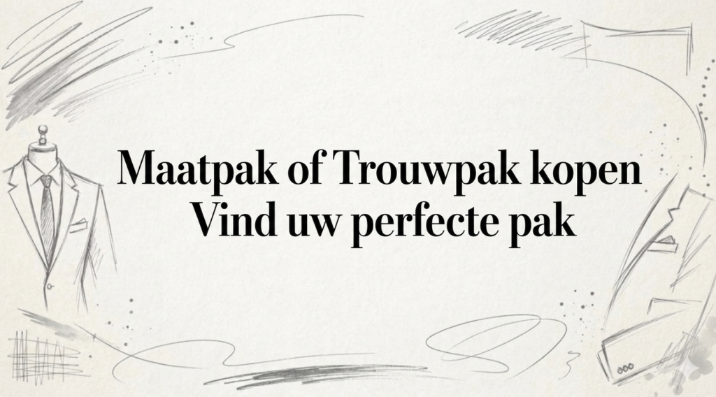 Maatpak of trouwpak kopen in Nederland met persoonlijk maatwerk, perfecte pasvorm en exclusieve trouwpakken en maatpakken voor dames, heren en non-binaire personen